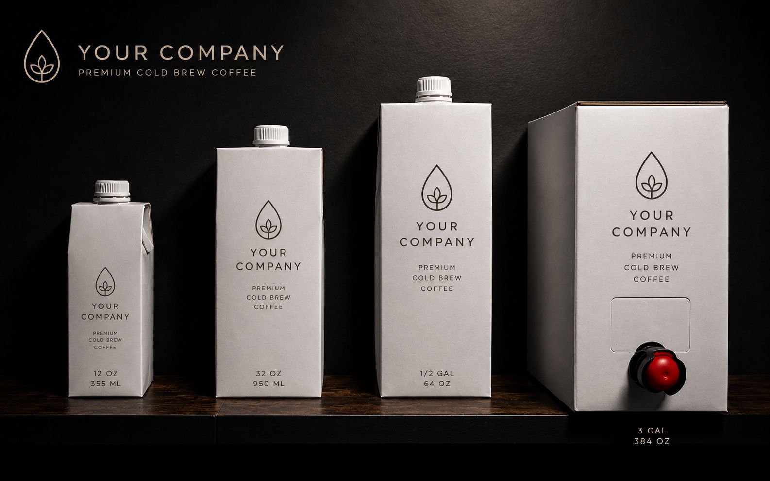 Cold brew packaging formats